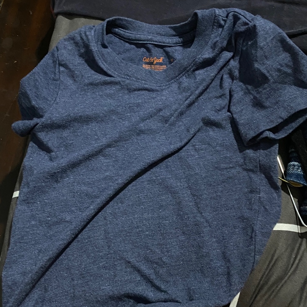 Cat & Jack Navy Blue Short Sleeve Tee